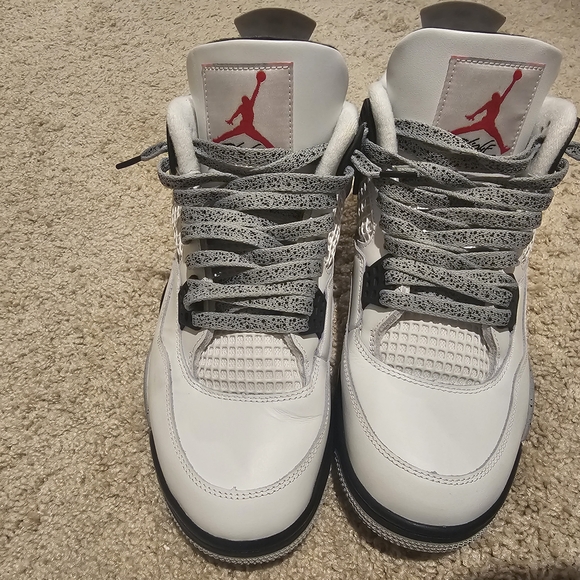 Size 11.5 - Air Jordan 4 Retro OG 2025 White Cement main image 9